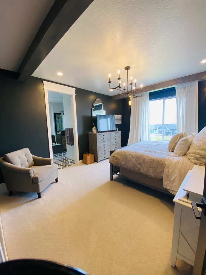 spotless and clean bedroom